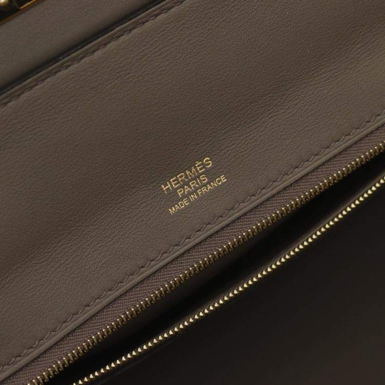 Pre Owned Hermes 24/24 Etain Togo Leather Shoulder Bag