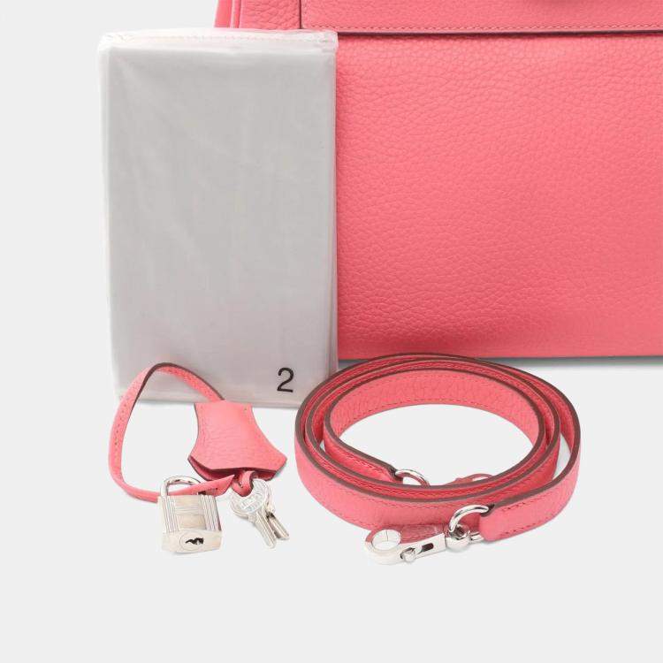 Pre Owned حقيبة هيرمس كيلي 28 جلد توريليون كليمانس روز ديت