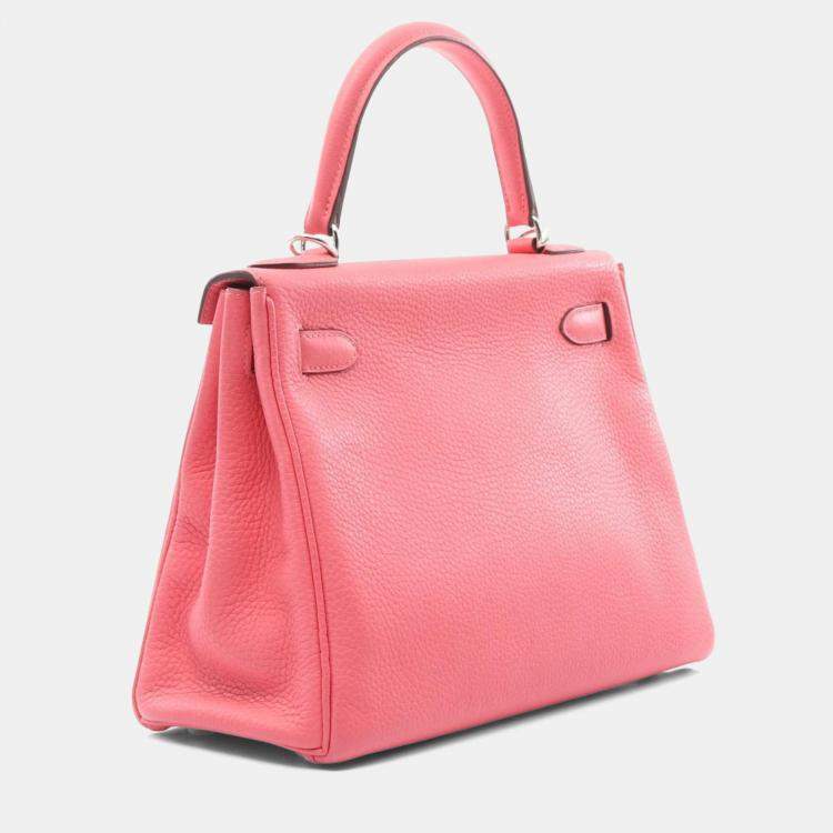 Pre Owned حقيبة هيرمس كيلي 28 جلد توريليون كليمانس روز ديت