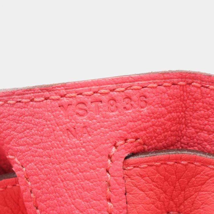 Pre Owned حقيبة هيرمس كيلي 28 جلد توريليون كليمانس روز ديت