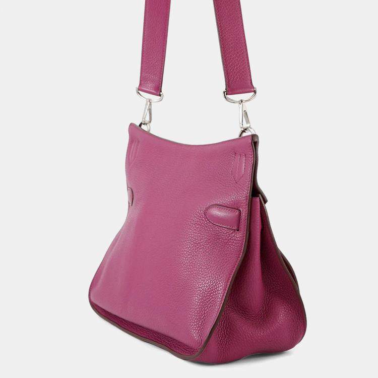 Pre Owned Hermes Jypsiere Tosca Taurillon Clemence Size 34