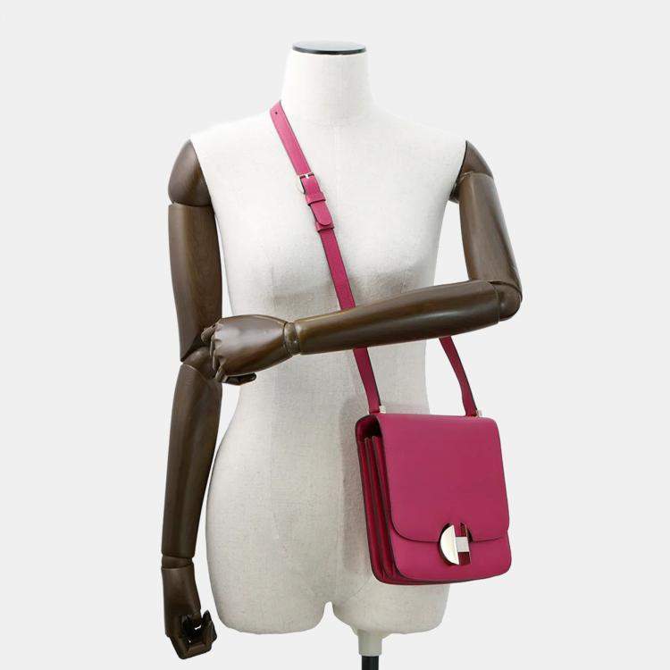 Pre Owned Hermes Rose Purple Evercolor Bag