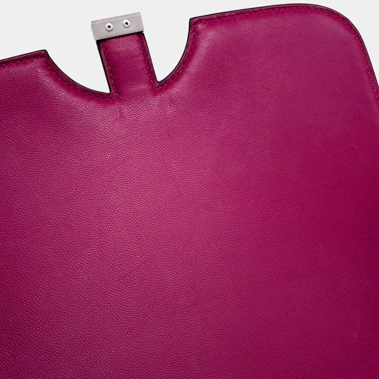 Pre Owned Hermes Rose Purple Evercolor Bag