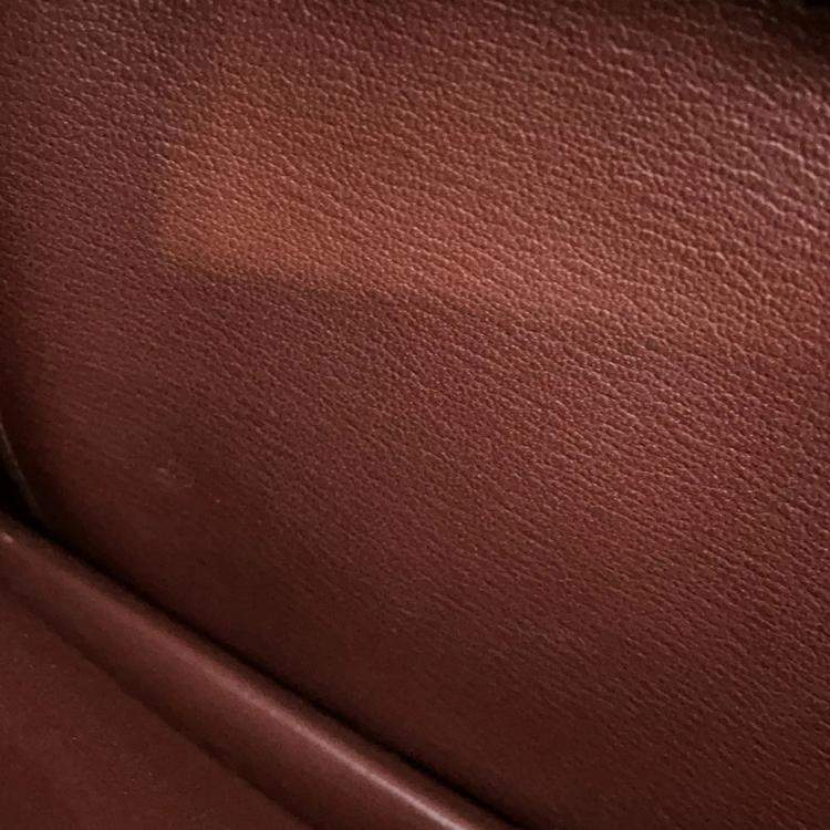 Pre Owned Hermes Sac A Depeches Etain Epsom Shoulder Bag