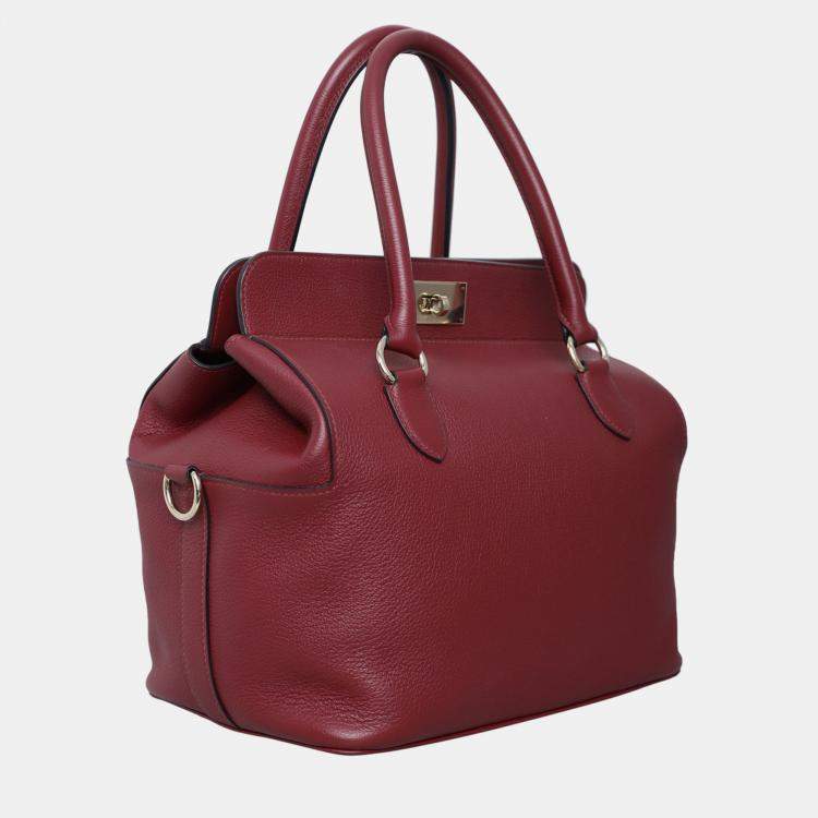 Pre Owned Hermes Taurillon Toolbox 26 Bag