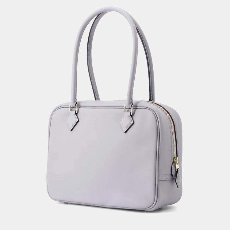 Pre Owned Hermes Mini Plume Green Pantan Swift Leather Mini