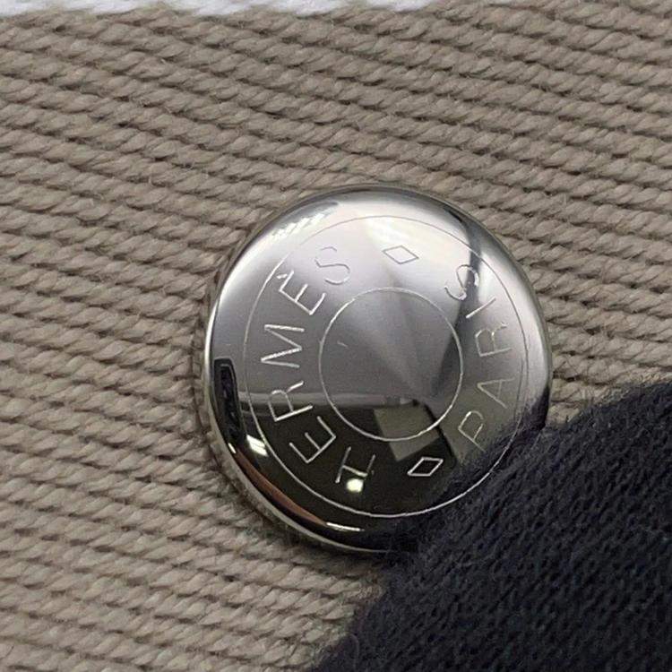 Pre Owned Hermes Bride-A-Brac Beige Canvas PM