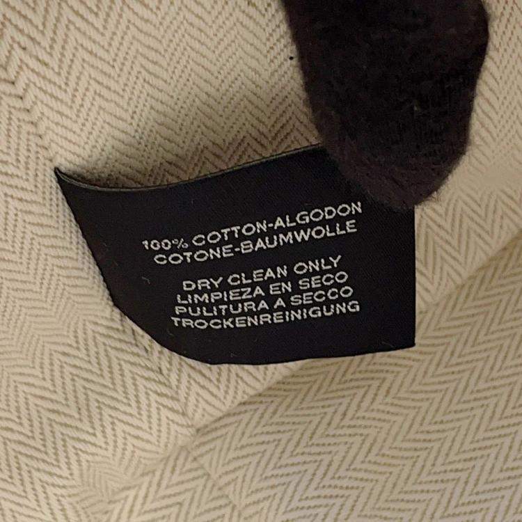 Pre Owned Hermes Bride-A-Brac Beige Canvas PM