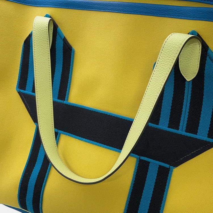 Pre Owned Hermes Pur Sangle Multicolor Taurillon Clemence Sangle Woolie