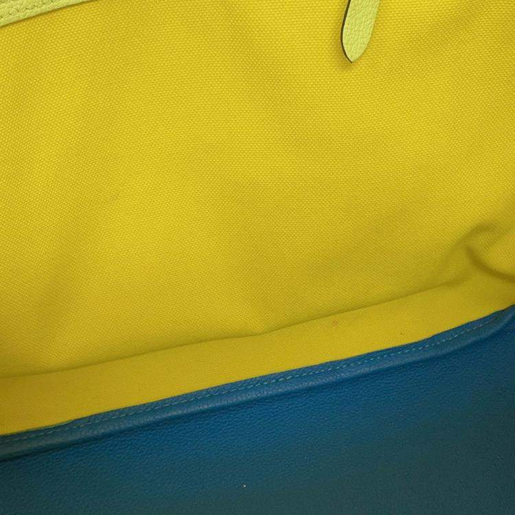 Pre Owned Hermes Pur Sangle Multicolor Taurillon Clemence Sangle Woolie