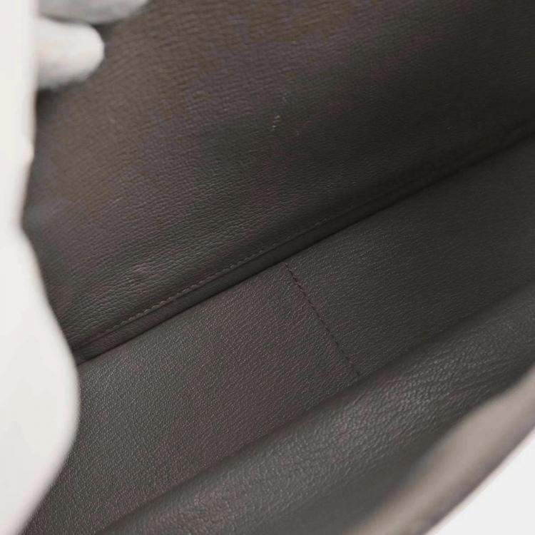 Pre Owned Hermes Etain Taurillon Clemence Steve Caporal 27 Shoulder Bag