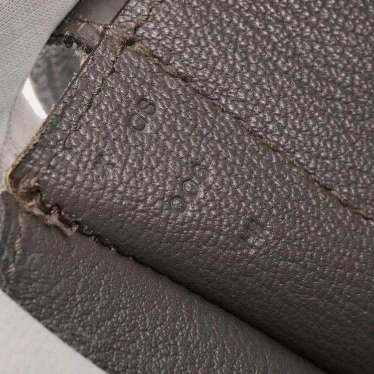 Pre Owned Hermes Etain Taurillon Clemence Steve Caporal 27 Shoulder Bag