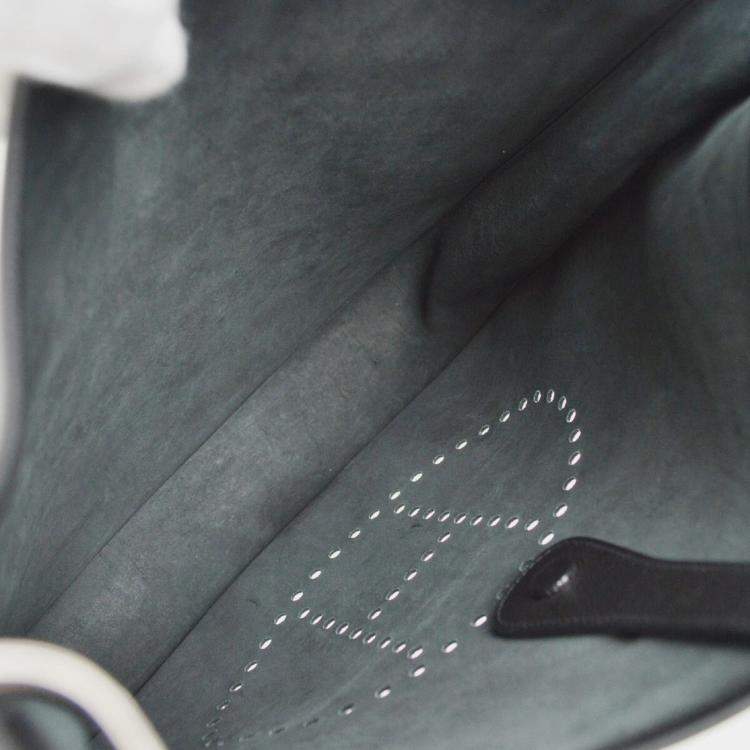 Pre Owned Hermes Black Epsom Evelyne 3 GM Shoulder Bag