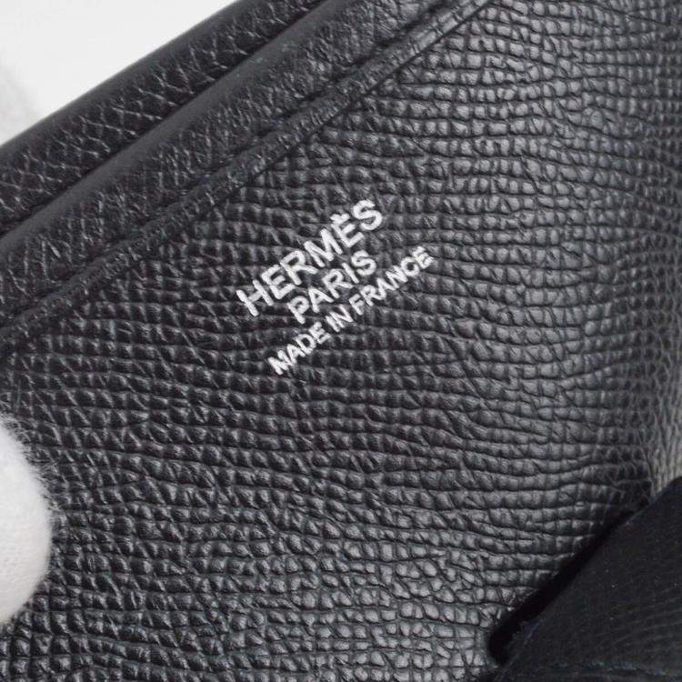 Pre Owned Hermes Black Epsom Evelyne 3 GM Shoulder Bag