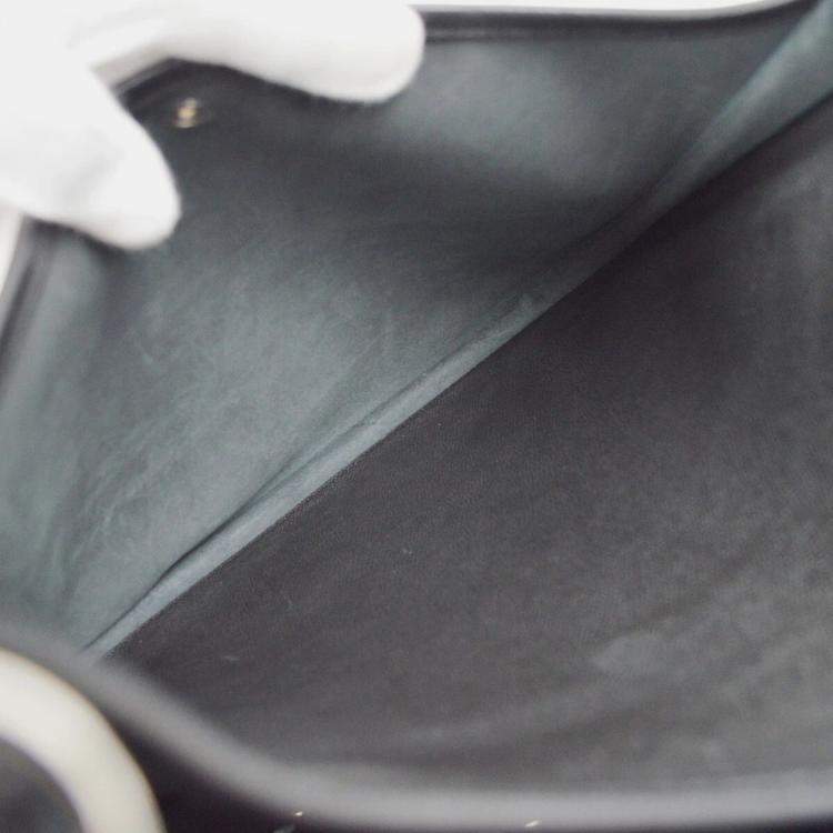 Pre Owned Hermes Black Epsom Evelyne 3 GM Shoulder Bag