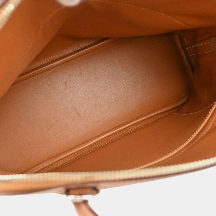 Pre Owned Hermes Gold Taurillon Clemence Bolide 31 2way Handbag