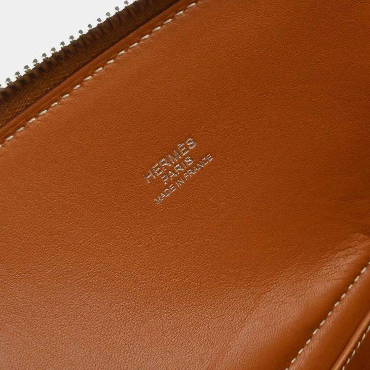 Pre Owned Hermes Gold Taurillon Clemence Bolide 31 2way Handbag