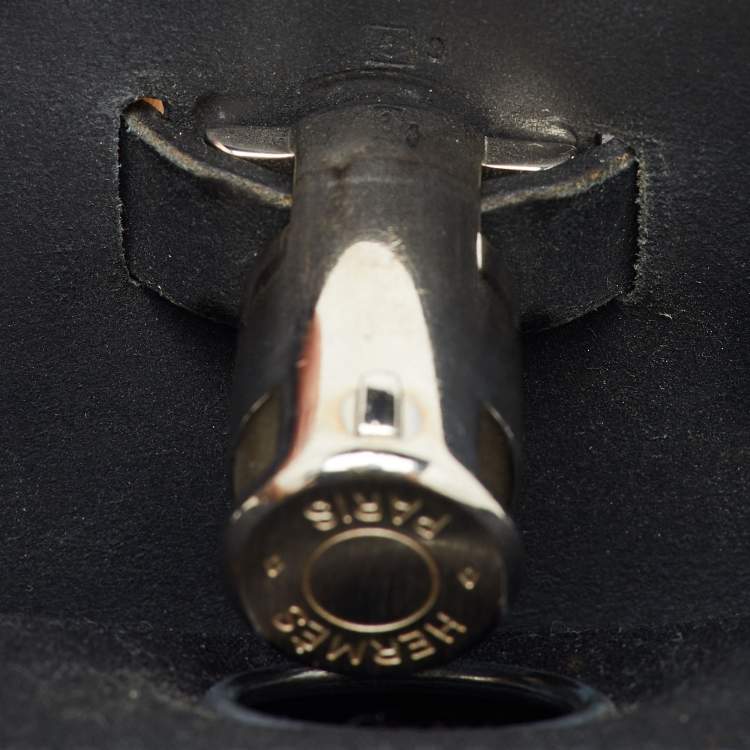 Pre Owned Hermès Black Canvas and Leather Herbag 31 Bag