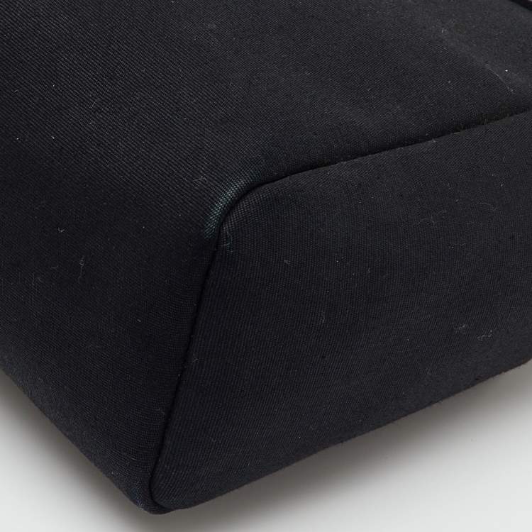 Pre Owned Hermès Black Canvas and Leather Herbag 31 Bag