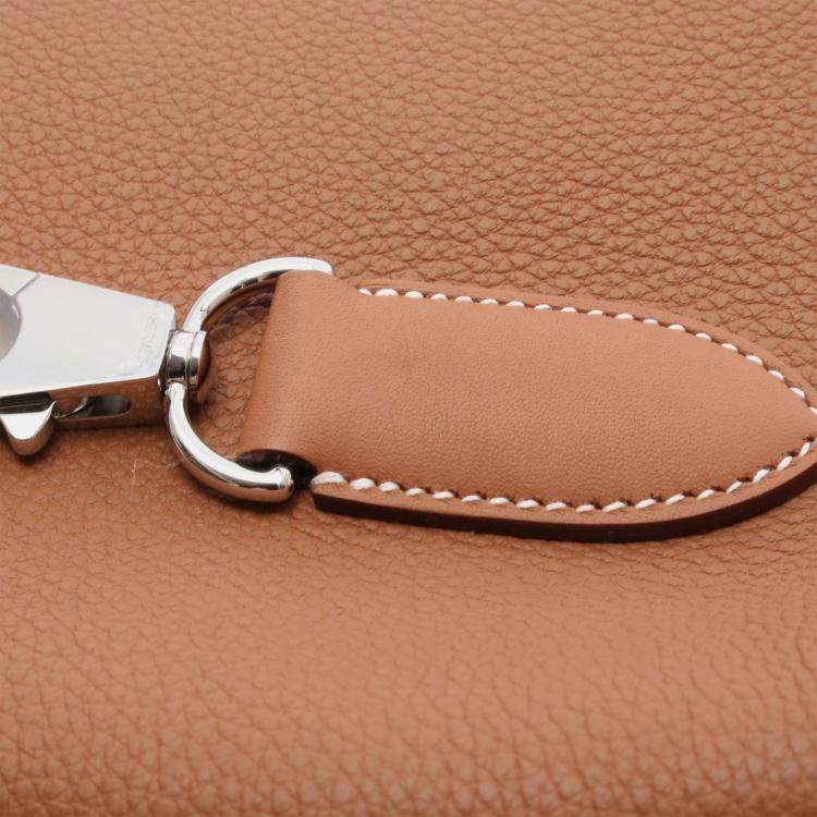 Pre Owned Hermes Arcon Slim Brown Togo Leather Shoulder Bag