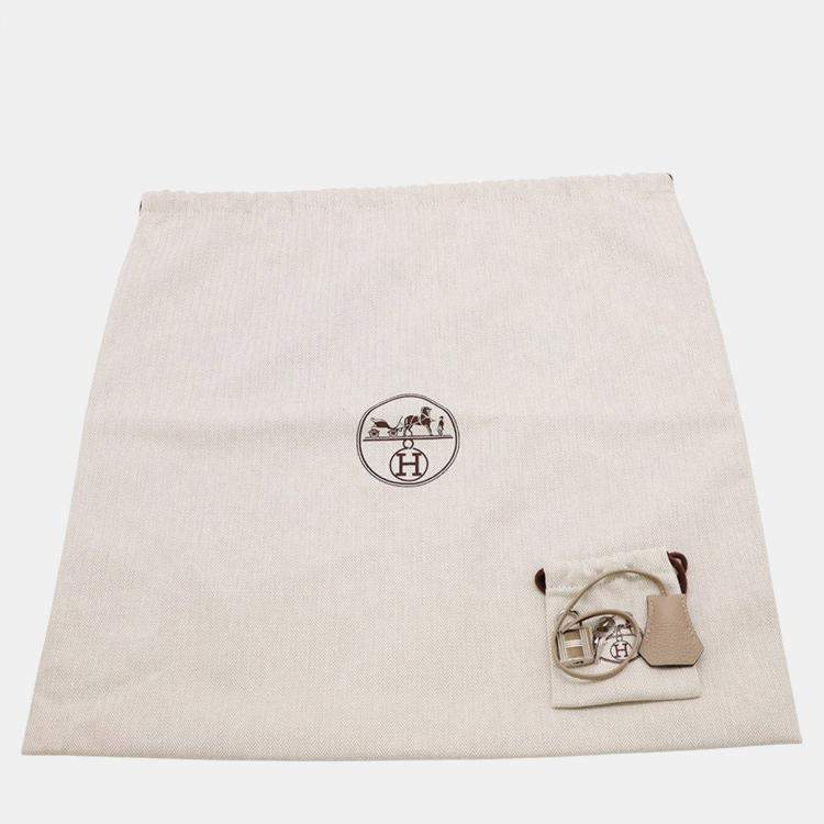 Pre Owned Hermes Birkin Size 30 Gris Tourterelle Togo Leather Bag 