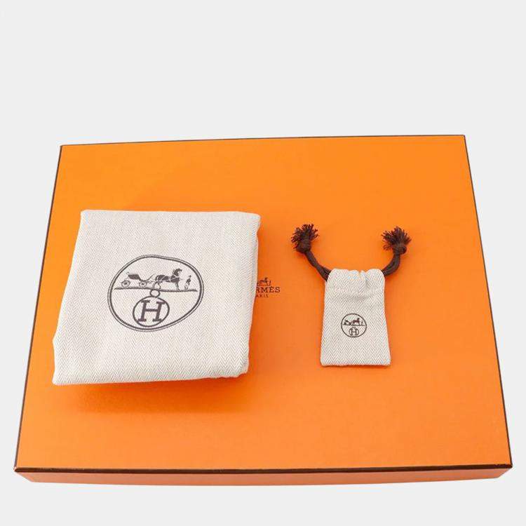 Pre Owned Hermes Petite Course Etoupe Epsom Bag