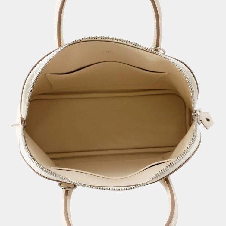 Pre Owned Hermes Bolide Size 25 1923 Craie Epsom 