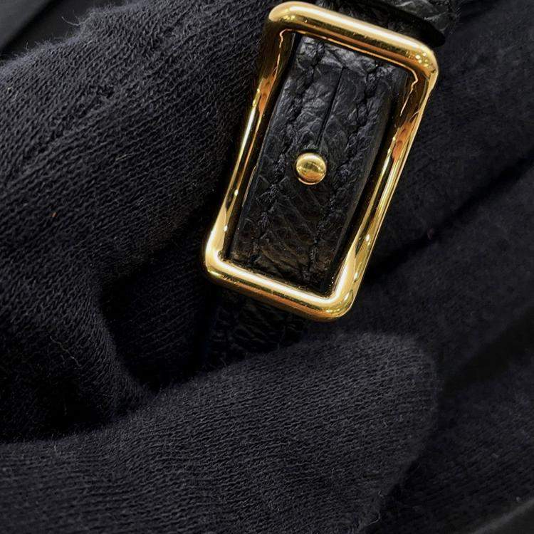 Pre Owned Hermes Petite Course Black Epsom