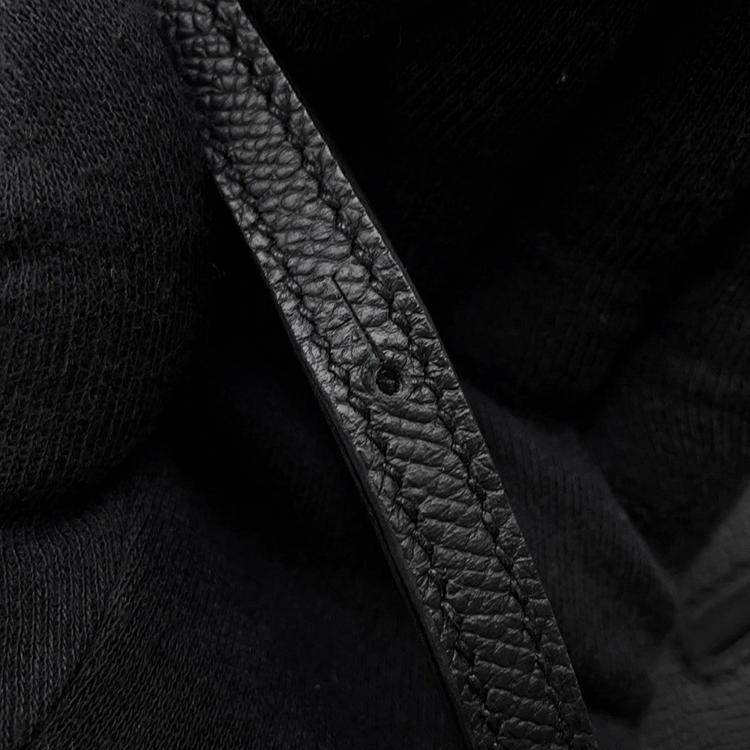 Pre Owned Hermes Petite Course Black Epsom