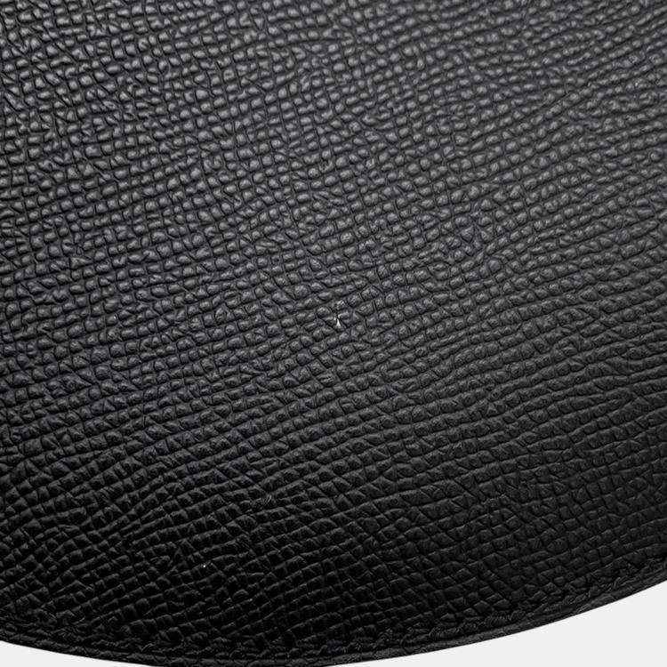 Pre Owned Hermes Petite Course Black Epsom