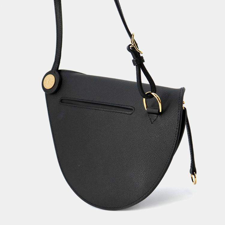 Pre Owned Hermes Petite Course Black Epsom