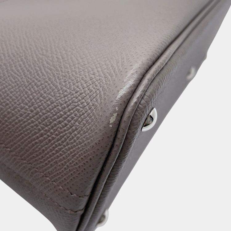 Pre Owned Hermes Bolide Etain Epsom Size 27