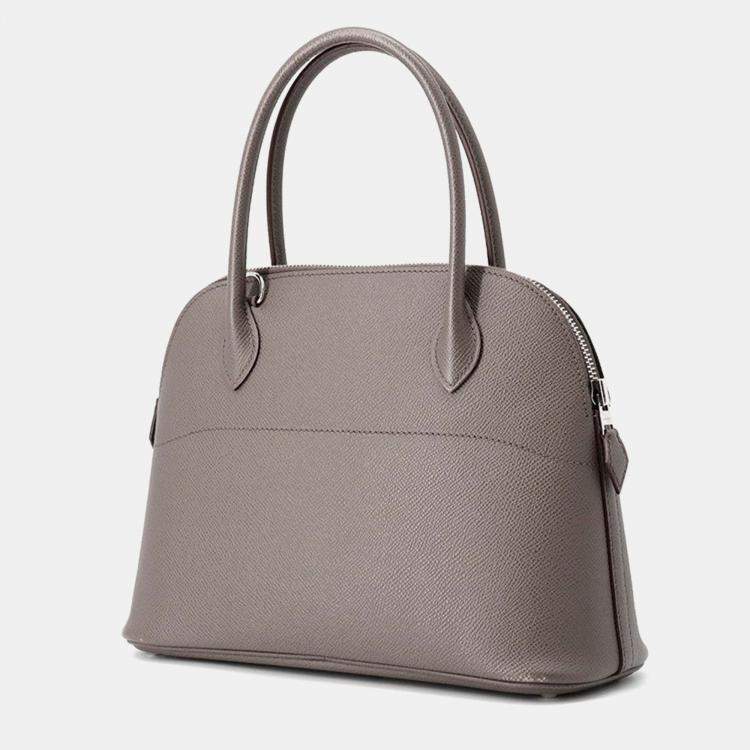 Pre Owned Hermes Bolide Etain Epsom Size 27