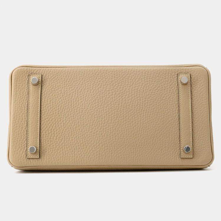 Pre Owned Hermes Birkin Poussiere Togo Leather Size 30