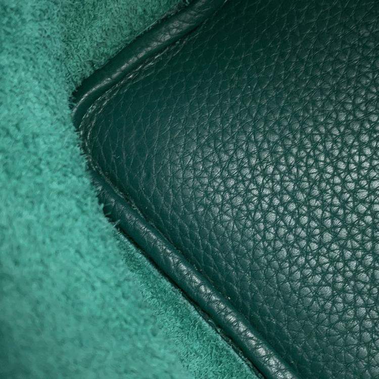 Pre Owned Hermes Picotin Lock Malachite Taurillon Clemence Size PM