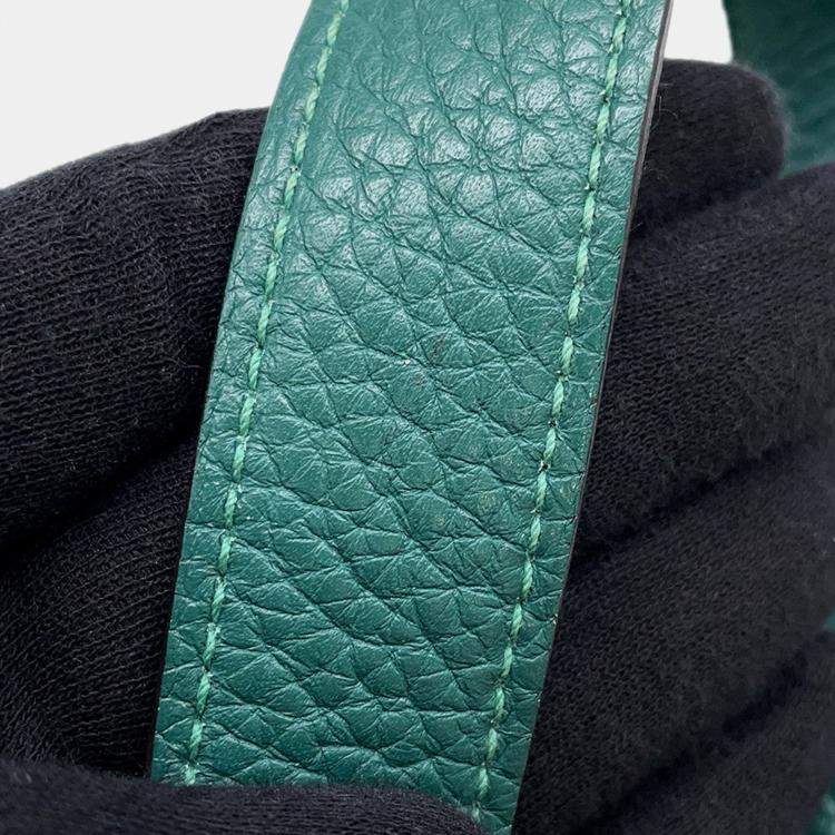 Pre Owned Hermes Picotin Lock Malachite Taurillon Clemence Size PM