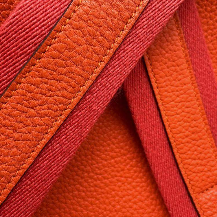 Pre Owned Hermes Boolean Lang Sanguine Taurillon Clemence