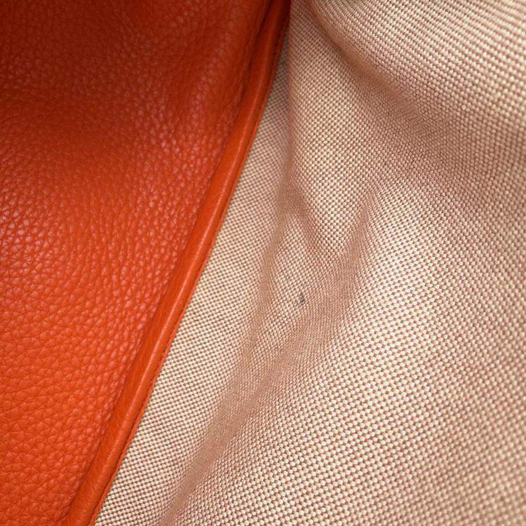 Pre Owned Hermes Boolean Lang Sanguine Taurillon Clemence