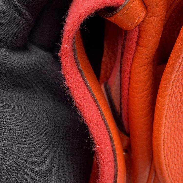 Pre Owned Hermes Boolean Lang Sanguine Taurillon Clemence