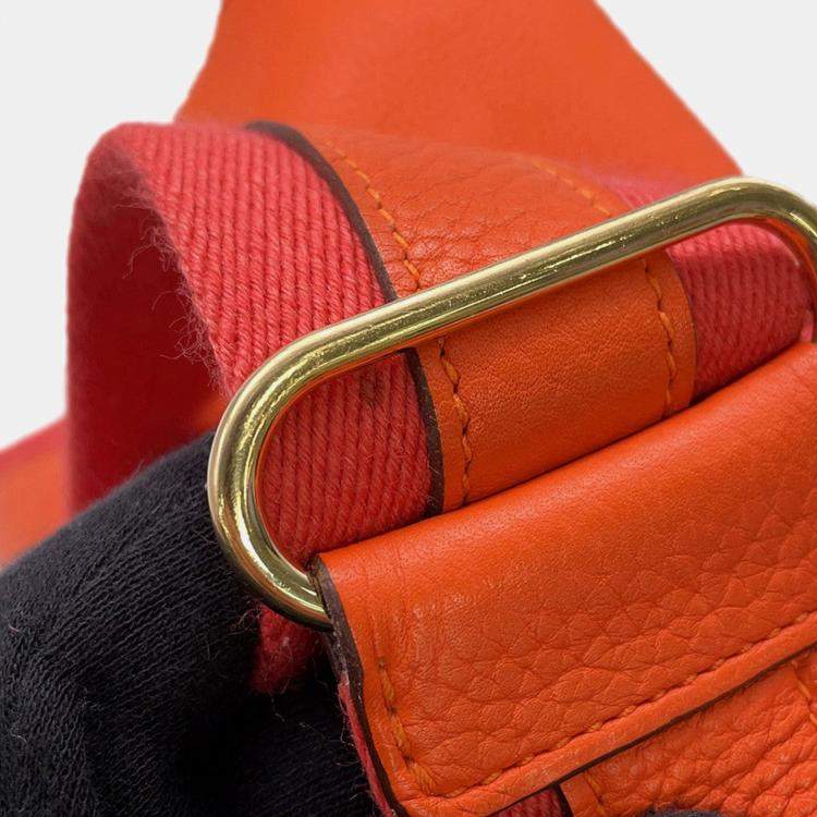 Pre Owned Hermes Boolean Lang Sanguine Taurillon Clemence