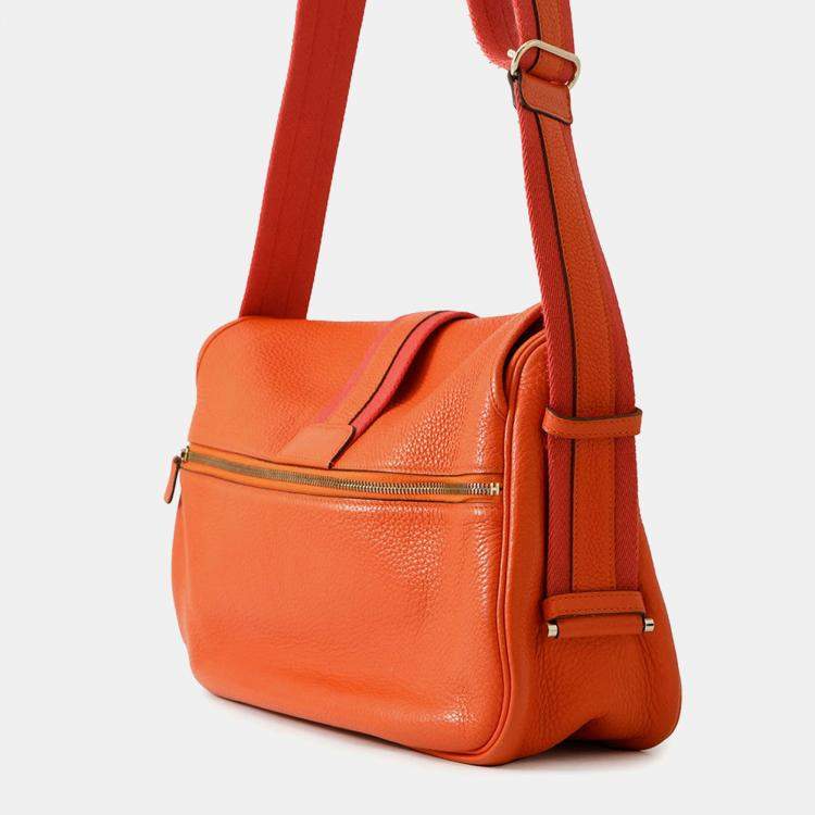 Pre Owned Hermes Boolean Lang Sanguine Taurillon Clemence