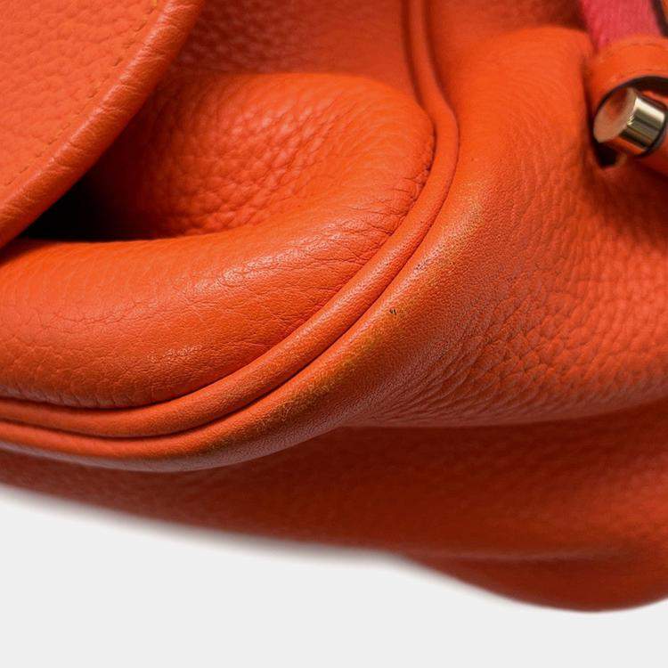 Pre Owned Hermes Boolean Lang Sanguine Taurillon Clemence