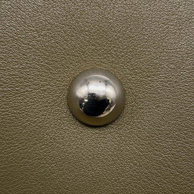 Pre Owned Hermes Bolide Relax Vert Gris Vaux Sikkim Leather Size 45