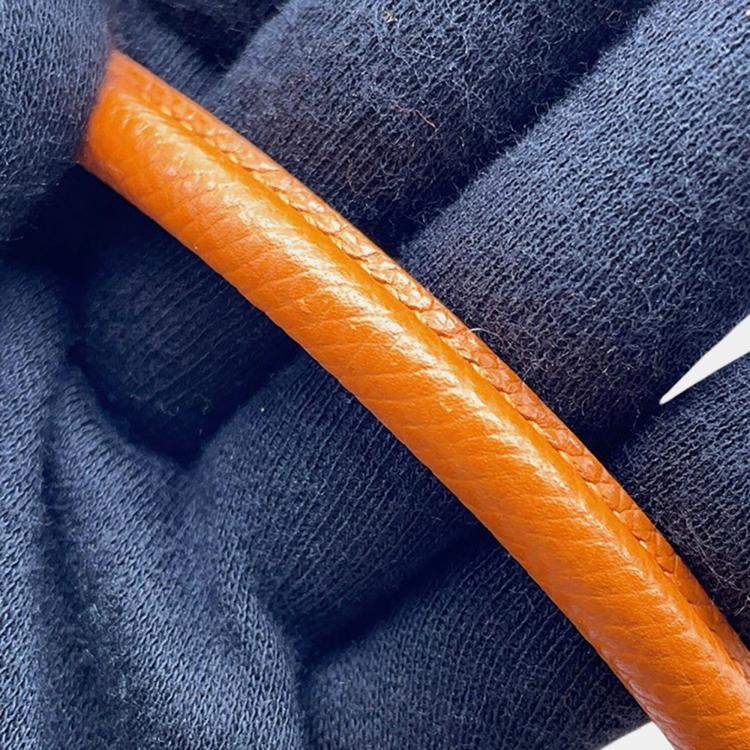 Pre Owned Hermes Plume Orange Epsom Size Mini