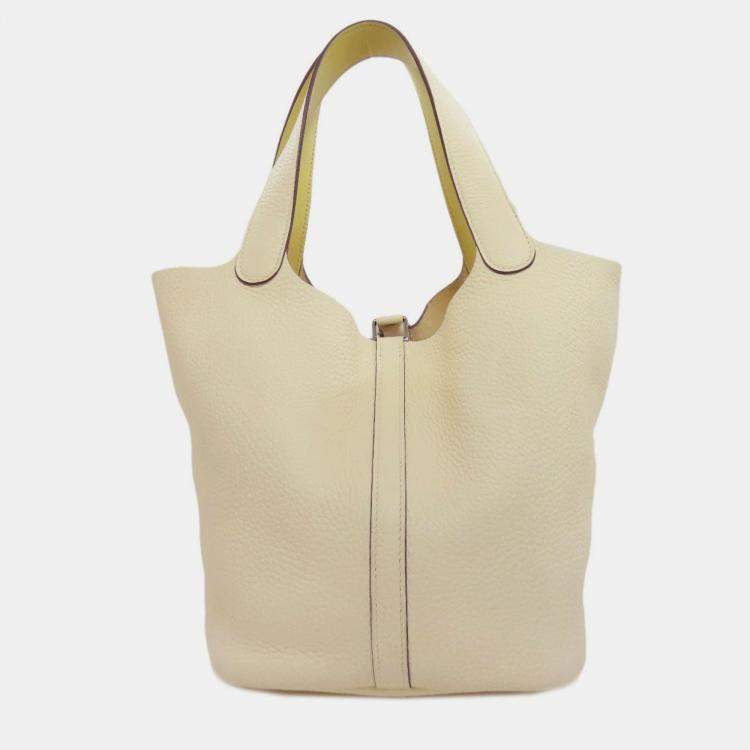 مملوكة مسبقًا Hermes Picotin Lock 22 Handbag In Taurillon Clemence Leather