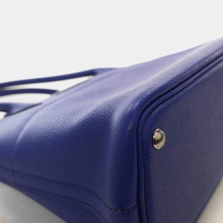 Pre Owned Hermes Bolide 27 Bleu Electric Epsom Handbag