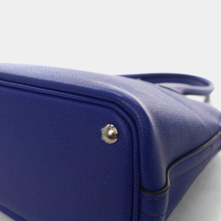 Pre Owned Hermes Bolide 27 Bleu Electric Epsom Handbag