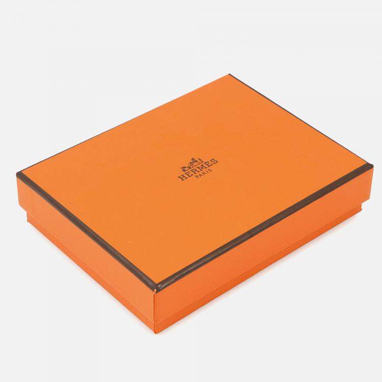 Pre Owned Hermes Bean Compact Green Pantan Veau Madame