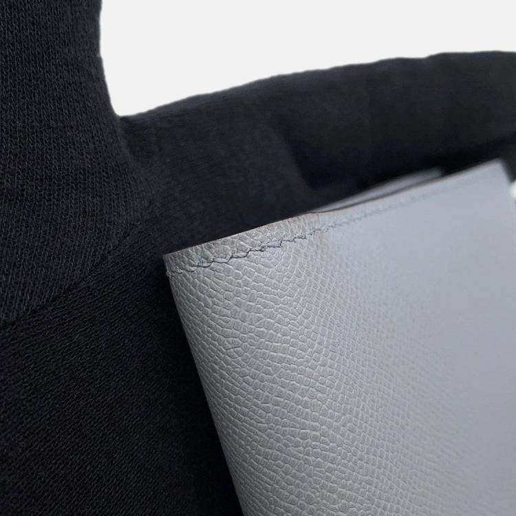 Pre Owned Hermes Bean Compact Green Pantan Veau Madame