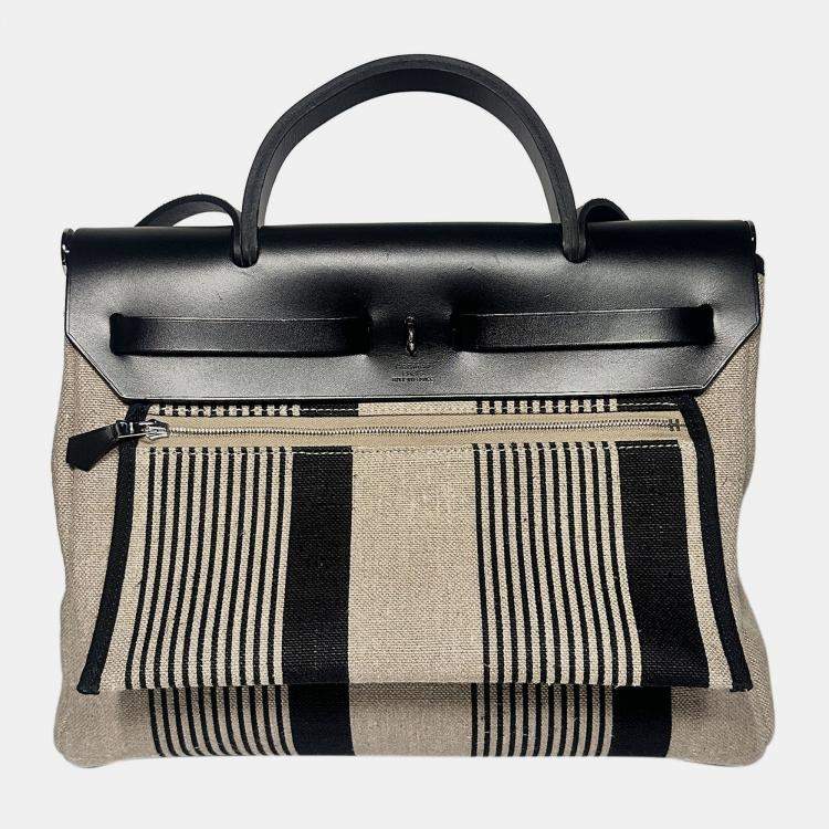 Pre Owned Hermes Herbag Zip Retourne 31 H Vibration Vache Hunter